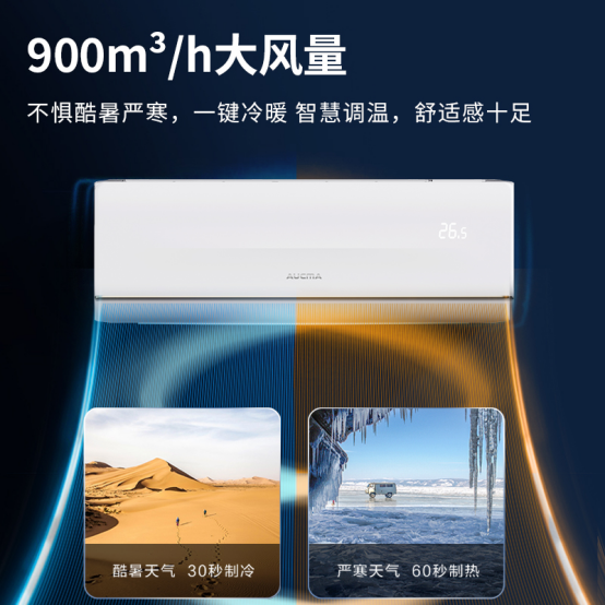智慧调温一键焕新澳柯玛新风空调“换新”正当时(图2)