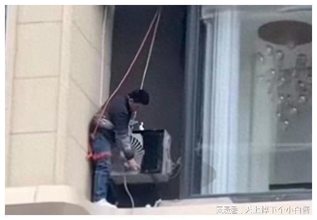 贵阳一小区给空调外机喷黑漆理由让网友哭笑不得！
