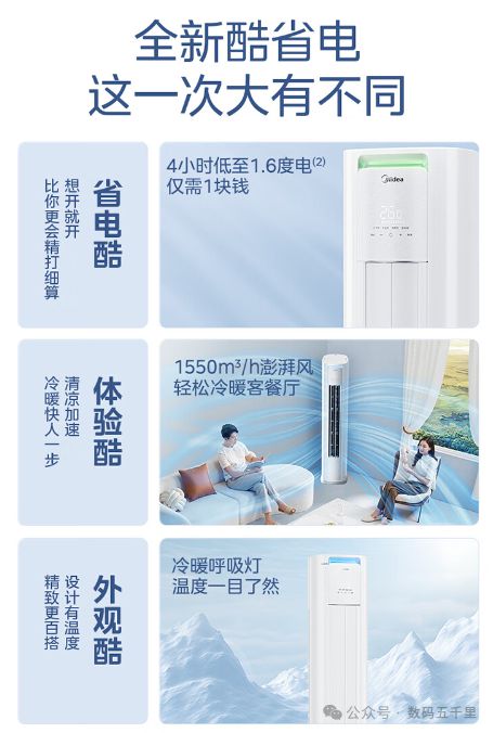 美的酷省电空调澎湃风量智能生活从此开始！(图3)