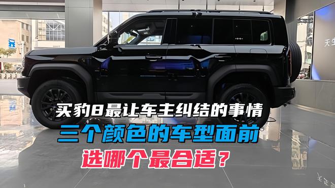 买豹8最纠结的事情三个颜色的车型直接让车主选择困难症犯了(图2)