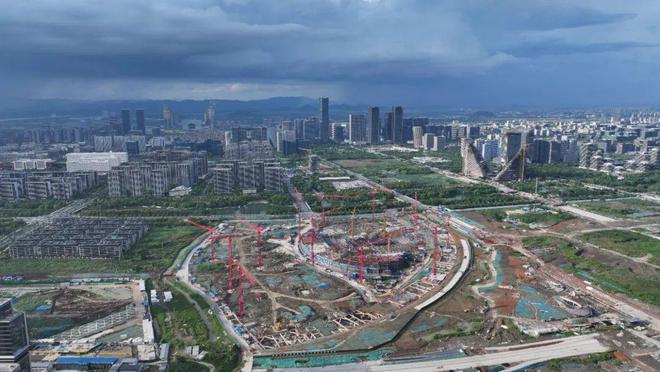 扎哈事务所在建项目：余杭国际体育中心(图4)