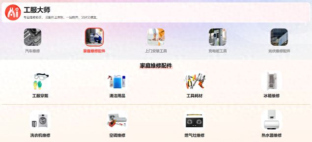 京东五金城工服大师平台上线为汽车维修、家庭维修、光伏等专业场景提供配件采购服务