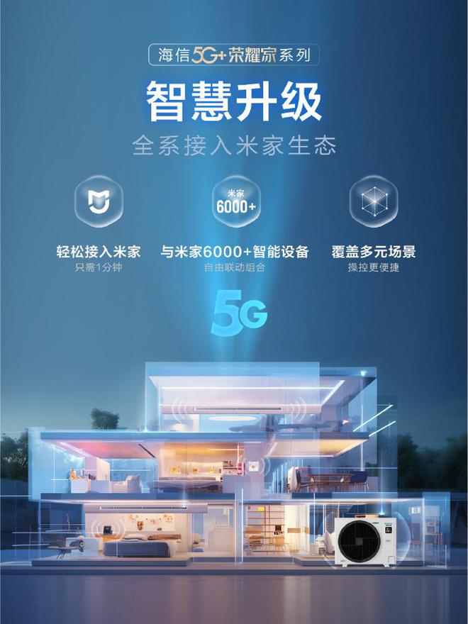 海信中央空调5G+荣耀家覆盖多元场景让智能生活触手可及