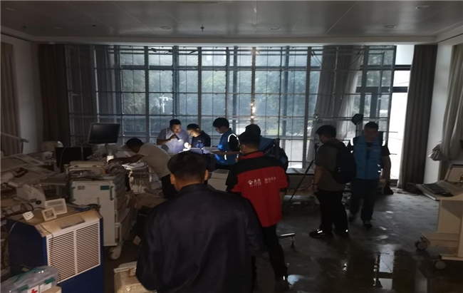 泰康与时间赛跑为受灾医院撑起坚实后盾