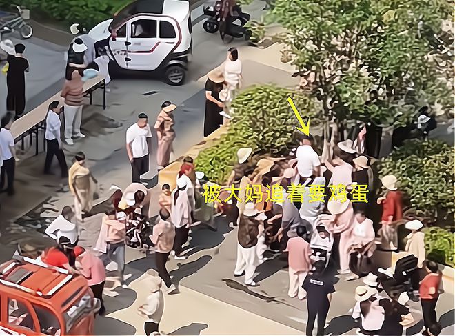 山东：小区端午免费包粽子大妈连盆都端走了还围堵物业要鸡蛋(图3)